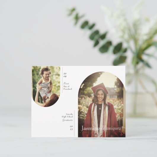 Arch 2 Photo Then & Now卒業発表 ポストカード (スタンド正面)