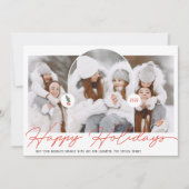 Arch 3フォトレッドスクリプトがモダン幸せになりました シーズンカード (正面)