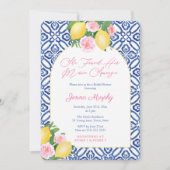 Arch Amalfi Coast Lemon Main Squeeze Bridal Shower 招待状 (正面)