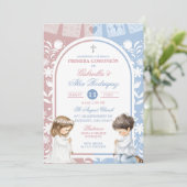 Arch Cielito Lindo Sibling Boy and Girl First Holy 招待状 (スタンド正面)