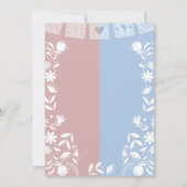 Arch Cielito Lindo Sibling Boy and Girl First Holy 招待状 (裏面)