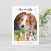 Arch Define Pet いけな Photo Collage Christmas シーズンカード (スタンド正面)