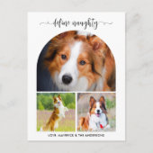 Arch Define Pet いけな Photo Collage Christmas シーズンポストカード (正面)