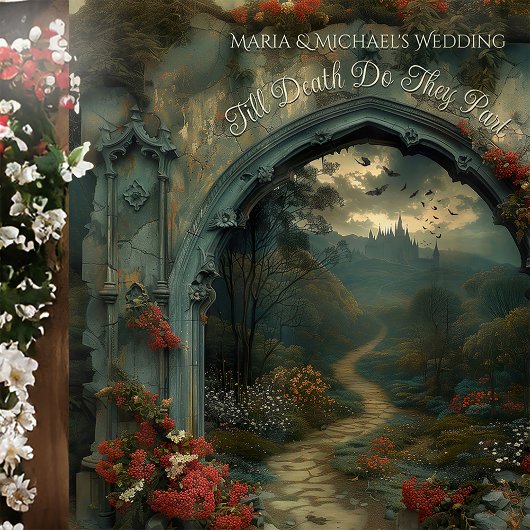 Arch Dracula Castle Gothic Photo Booth Backdrop タペストリー