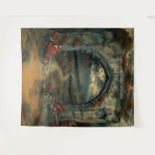 Arch Dracula Castle Gothic Photo Booth Backdrop タペストリー (正面(横))