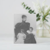 Arch Duchess Marie-Valerie、娘Sisi & kids ポストカード (スタンド正面)