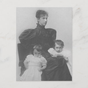 Arch Duchess Marie-Valerie、娘Sisi & kids ポストカード