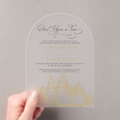 Arch Fairy Tale Acrylic Wedding Invitation アクリル招待状 (インサイチュ (ポータブル))