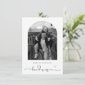 Arch Frame Will Be My Bridesman Proposal Card サンキューカード (スタンド正面)