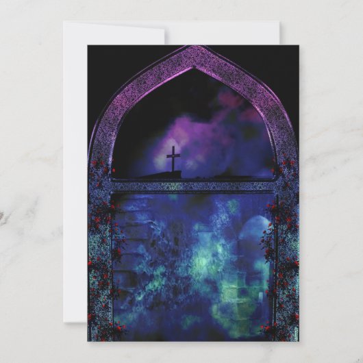 Arch Gothic Wedding Inviteを通じて 招待状 (正面)