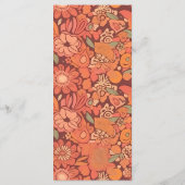 Arch Groovyレトロ70sフローラ メニュー (裏面)