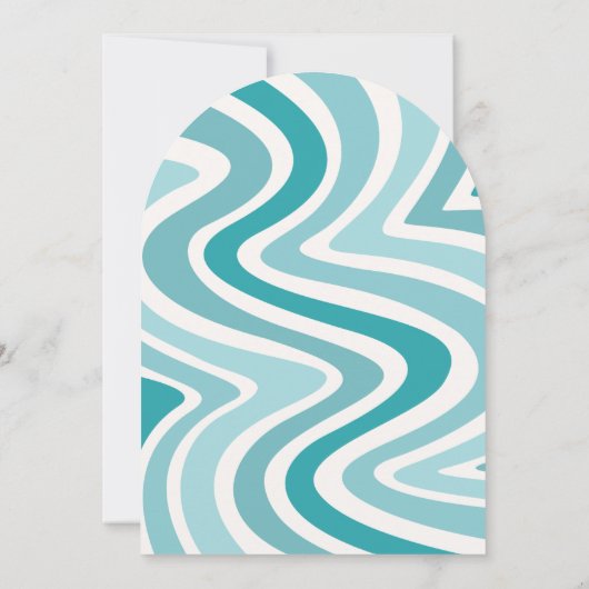 Arch Here Comes The Sun Baby Shower Invitation 招待状 (裏面)