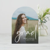 Arch High School Photo Graduationの発表 招待状 (スタンド正面)