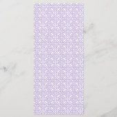 Arch Lemons Lavender Bridal Shower Party メニュー (裏面)