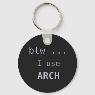 Arch Linuxコンピュータ・ソフトウェアを使用する キーホルダー