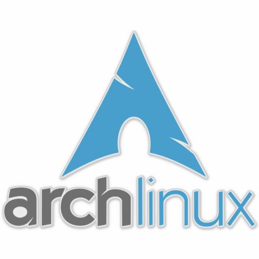 Arch Linuxロゴシール シール (正面)