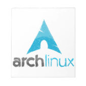 Arch Linuxロゴ ノートパッド (正面)