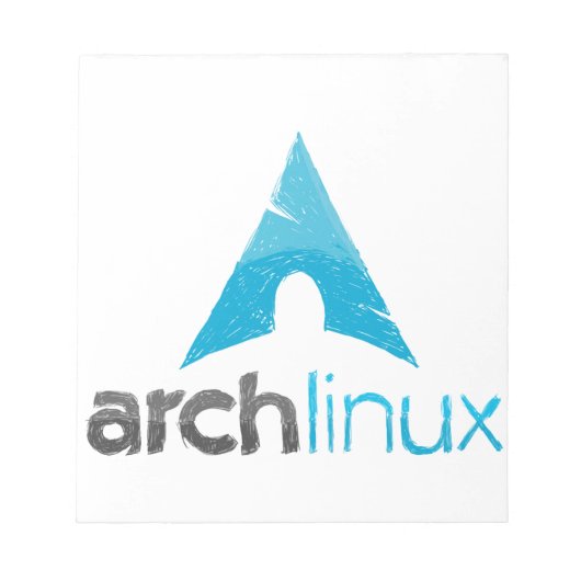 Arch Linuxロゴ ノートパッド (正面)