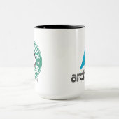 Arch linux / GNU freedom mug マグカップ (中央)