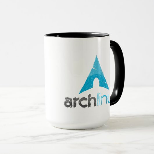 Arch linux / GNU freedom mug マグカップ (正面右)