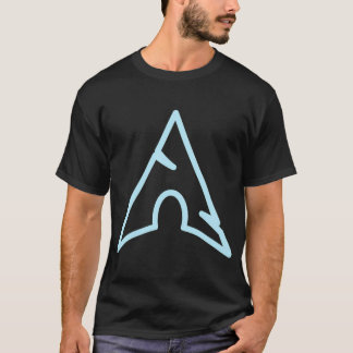 Arch Linux Light LogoオープンソースOs Tシャツ