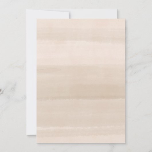 Arch Pampas Grass White Pumpkin Baby Sprinkle  招待状 (裏面)