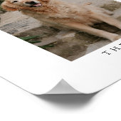 Arch Pet Photo Signature Drinkの結婚バー標識 ポスター (角)