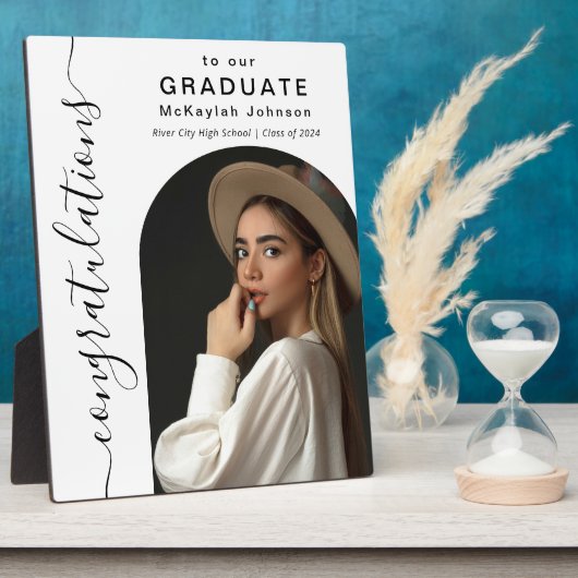 Arch Photo卒業おめでとうございます フォトプラーク (側面)