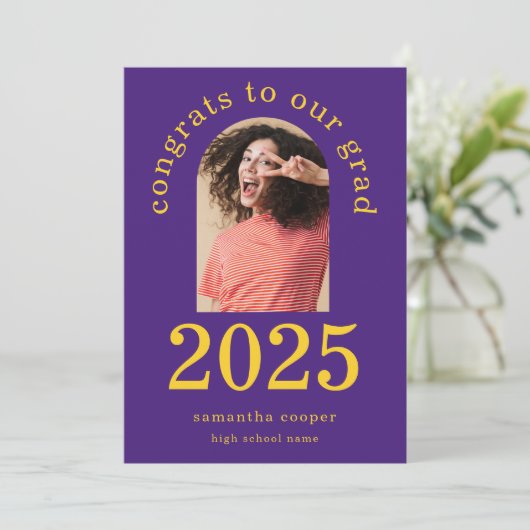 Arch Photo 2023 Gradation Purple Gradation 案内状 (スタンド正面)