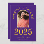 Arch Photo 2023 Gradation Purple Gradation 案内状 (正面/裏面)