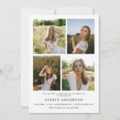 Arch Photo Graduation Party Invite Announcement 招待状 (裏面)