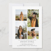 Arch Photo Graduation Party Invite Announcement 招待状 (裏面)