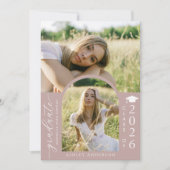 Arch Photo Graduation Party Invite Announcement 招待状 (正面)