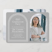 Arch Photo PhD卒業 招待状 (正面/裏面)