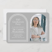 Arch Photo PhD卒業 招待状 (正面)