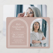Arch Photo PhD卒業 招待状 (正面/裏面)