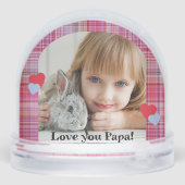 Arch Photo Pink Plaid Grandkids Holiday Gift (裏面)