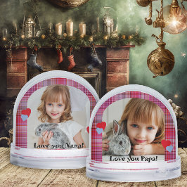 Arch Photo Pink Plaid Grandkids Holiday Gift