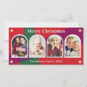 Arch Photos Bright Festive Personalized シーズンカード (正面)