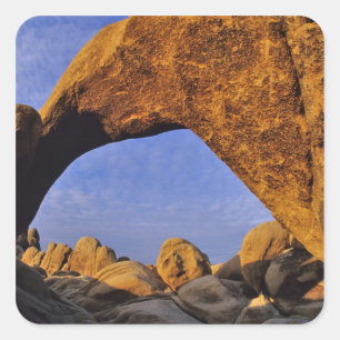 Arch Rock at Joshua Tree国立公園 スクエアシール