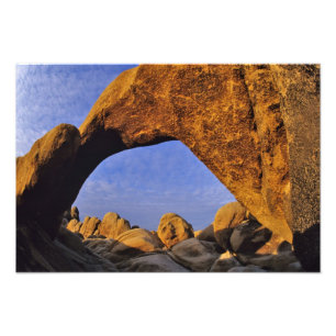 Arch Rock at Joshua Tree国立公園 フォトプリント