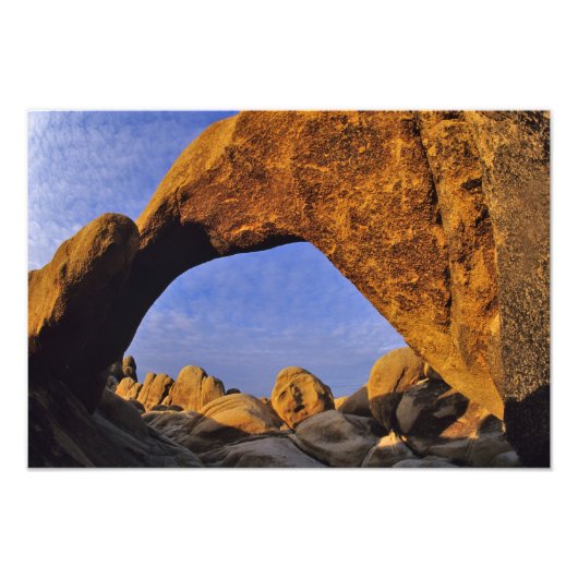 Arch Rock at Joshua Tree国立公園 フォトプリント (正面)