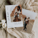 Arch Save The Date ミニマル Script Photo Card セーブザデート<br><div class="desc">私たちミニマルのアーチは日付の発表の写真カードを保存結婚するスクリプトとクラシックのタイポグラフィを特徴エレガント – あなたの友人や家族があなたの結婚式の日を保存するための完璧な方法。</div>