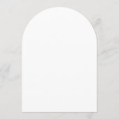 Arch Shape Audio Guest Book Wedding Sign card 招待状 (裏面)