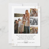 Arch Snowflake Holiday Photo Card, Merry Christmas シーズンカード (裏面)