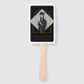 Arch Tasselsミニマリストフレーム写真卒業 ハンドファン (正面)