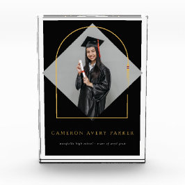 Arch Tasselsミニマリストフレーム写真卒業 フォトブロック