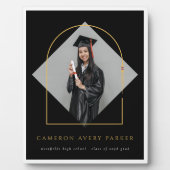 Arch Tasselsミニマリストフレーム写真卒業 フォトプラーク (正面)