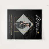 Arch Tassels写真卒業ウェルカムバックドロップ タペストリー (正面(横))