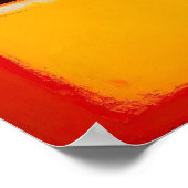 Arch texture art, Wabi-Sabi Abstract, Minimal Plas ポスター (角)